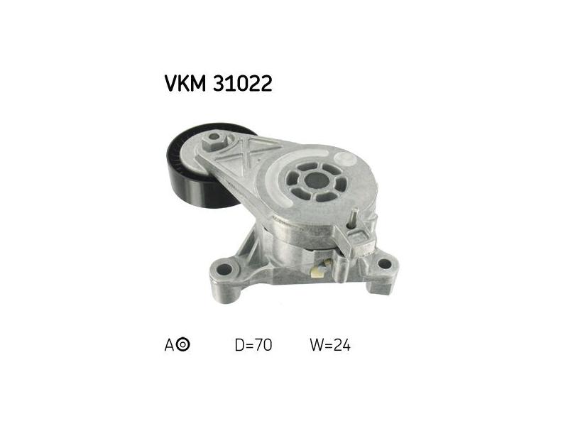 SKF VKM31022 — V KAYIŞ GERGİSİ KOMPLE GOLF5-CADDY-PASSAT-T5-A3-A4 BJB-BDJ-BKC-BKD 1,9 TDI-1,9 SDI-2,0 TDI 04-