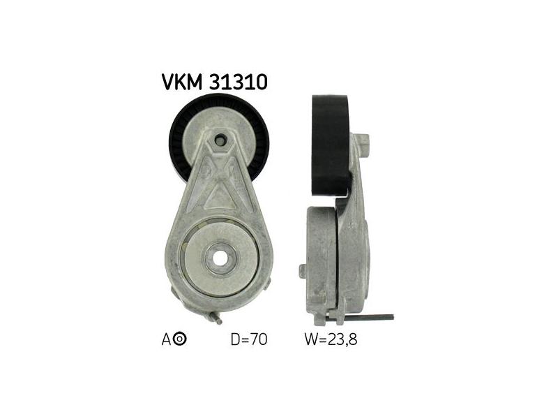 SKF VKM31310 — V KAYIŞ GERGİSİ KOMPLE A4-A5-Q5 CFPA-CJKA-CAEB-CDHA 1,8 TFSI 08-