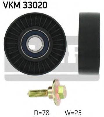 SKF VKM33020 — V KAYIŞ GERGİ RULMANI ( PEUGEOT 206 / 307 / 407 / 406 2.0 S16 EW10J4 1.8 16V XU7JP4 )