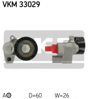 SKF VKM33029 — V KAYIŞ GERGİ RULMANI KÜTÜKLÜ ( PEUGEOT PARTNER 1.9 XUD9 AC / DW8 02 AC FIAT SCUDO 1.9D 1.9JTD )