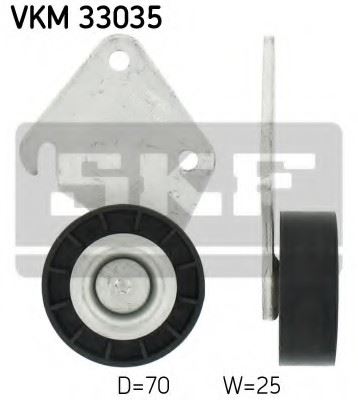 SKF VKM33035 — V KAYIŞ GERGİ RULMANI AYAKLI ( PEUGEOT 306 2.0 16V XU10J4R AC 406 / 306 2.0 16V S16 AC )
