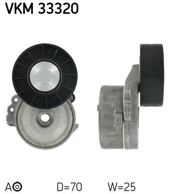 SKF VKM33320 — V KAYIŞ GERGİSİ KOMPLE FOCUS C-MAX KUGA VOLVO S40 V50 307 308 407 508 EXPERT C4 C5 JUMPY SCUDO 2.0 HDI TDCI