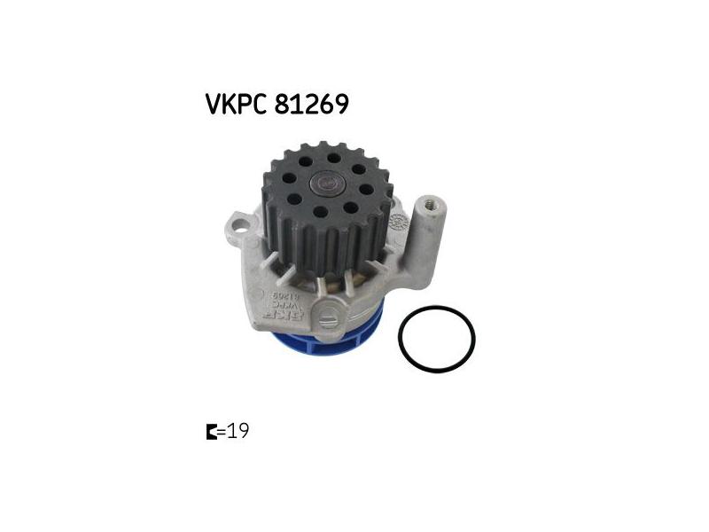 SKF VKPC81269 — DEVİRDAİM CRAFTER-T6-A3-JETTA-CADDY-POLO-PASSAT 1.2-1.6-2.0 TDI CAYB/C/D-CAAB/C-CKUB-CFFB-CFWA-CAGA