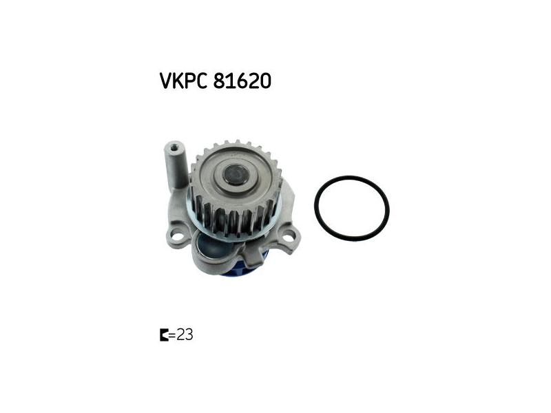 SKF VKPC81620 — SU POMPASI A4 (8E2/8E5) 1.8T;A6(4B2/4B5) 1.8T 98-05;TT 1.8T 98-06 ;A3 (8L1) 1.8;1.8 T 96-03;SEAT LEON;TOLEDO