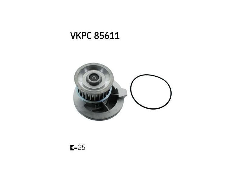 SKF VKPC85611 — SU POMPASI DAEWOO LEGANZA-NUBIRA-REZZO 2.0 16V-2.2 16V 2.0 / OPEL ASTRA H-FRONTERA B-ZAFIRA-VECTRA A-B 2.0