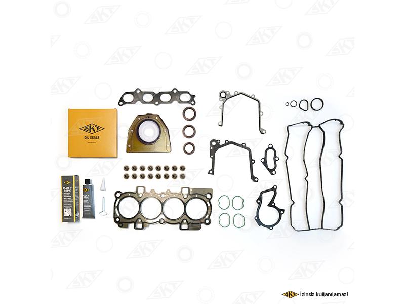 SKT 4C03110 — TAM TAKIM CONTA FOCUS II. C-MAX SİLİNDİR KAPAK CONTALI 1.6 16V. 100 HP 03.07--> BENZİNLİ MOTORLAR