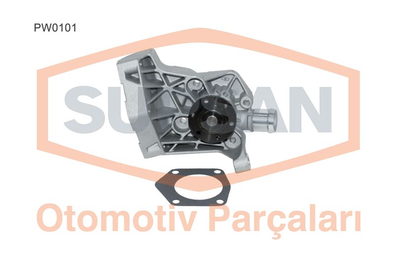 SUPSAN PW0101 — POMPA DEVİRDAİM SKODA FABİA 1.0 8V ARV-AQV - 1.4 8V ATY-AME-AQW-ATZ-AZE-AZF