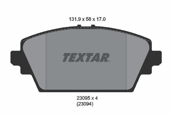 TEXTAR 2309501 — FREN BALATASI ON PRIMERA 02-07