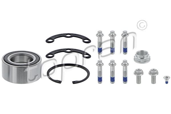 TOPRAN 401167001 — TEKER RULMANI ARKA MERCEDES W124-202-210-638 SOMUNLU-CİVATALI