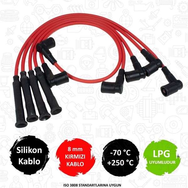 TORK C154 — BUJİ KABLOSU ( BMW 315 E21 / 315 316 E30 1.6 / 316 E30 1.8 8V 81-88)