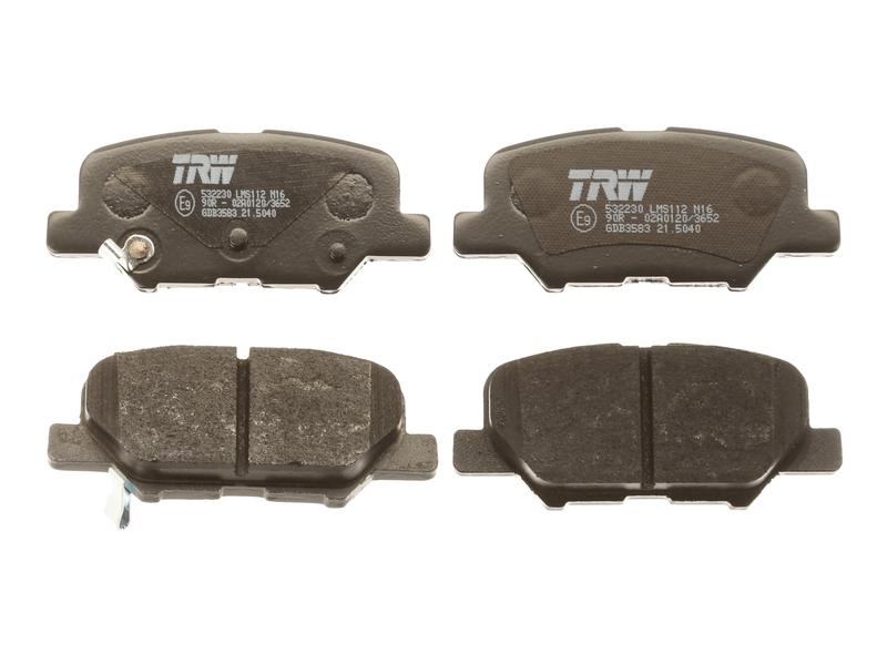 TRW GDB3583 — DİSK FREN BALATASI ARKA MITSUBISHI ASX 2010 >>, ASX VAN 2010 >>, OUTLANDER III 2012 >>, OUTLANDER III VAN 2013