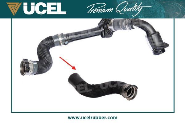 UCEL 15160 — TURBO HORTUMU BÜYÜK PLASTİK PARÇA HARİÇ (RENAULT MEGANE III - FLUENCE)