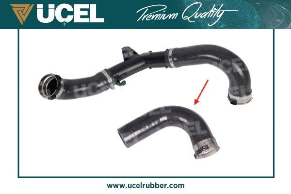 UCEL 16100 — TURBO HORTUMU (BÜYÜK) (SİLİKON) ( RENAULT MASTER III 2.3 DCI NISSAN NV400 2.3 DCI )
