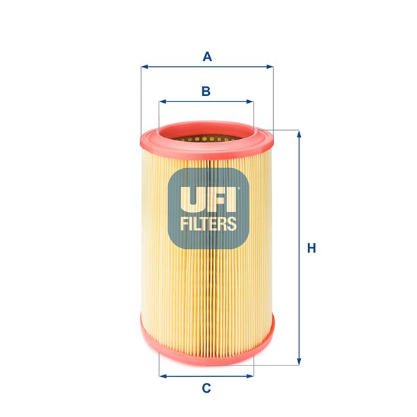 UFI 2736600 — HAVA FİLTRESİ 1,6-1,8-1,9 JTD ALFA ROMEO 156 T.SPARK 97-