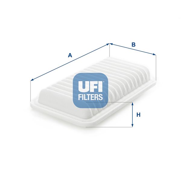UFI 3028900 — HAVA FİLTRESİ TOYOTA COROLLA 1.4L 1.6L 4ZZ-FE 3ZZ-FE VVTi ZZE120 ZZE121 02-06 / AVENSIS 1.6L 3ZZFE V VTi