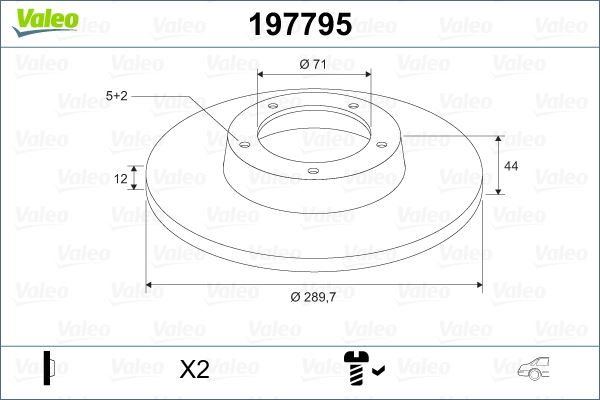 VALEO 197795 — ARKA FREN AYNASI HAVALI 508 508 SW 1,6 VTI 1,6 THP 1,6 HDI 2,0 HDI