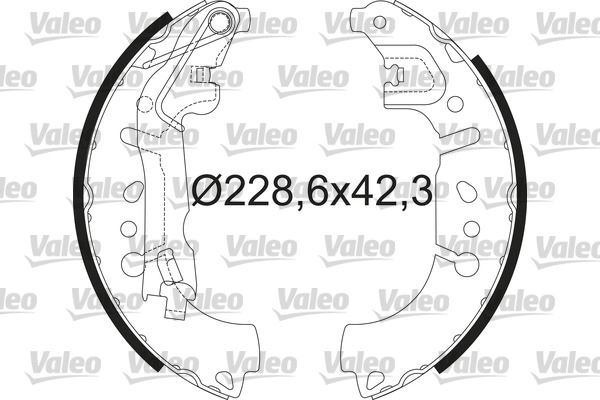 VALEO 564214 — KAMPANA BALATA ARKA ( FIAT EGEA 500L FIORINO 15- )