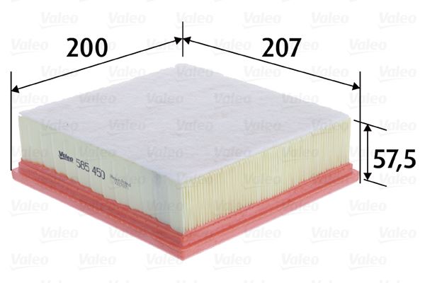 VALEO 585450 — HAVA FİLTRESİ OPEL MERIVA B