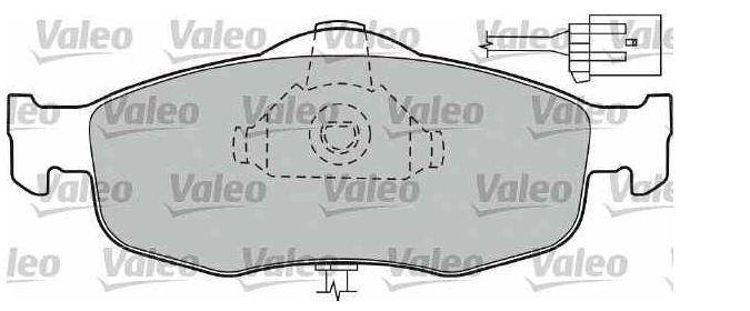 VALEO 598034 — FREN BALATASI ÖN WVA21396 ( FORD MONDEO ( 93-98 )