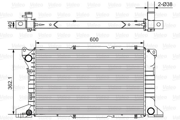 VALEO 731782 — RADYATÖR FORD TRANSIT