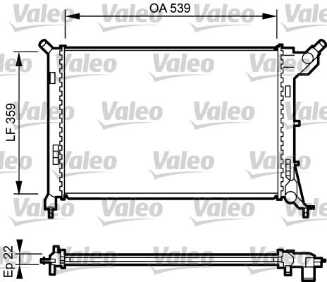 VALEO 734326 — RADYATÖR MINI ONE/COOPER 1.6i16V 09/01