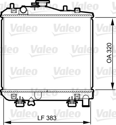 VALEO 735079 — RADYATÖR KIA MOTORS PRİDE