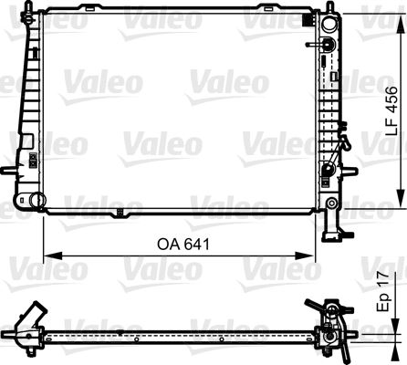 VALEO 735563 — RADYATÖR HYUNDAI TUCSON - KIA SPORTAGE