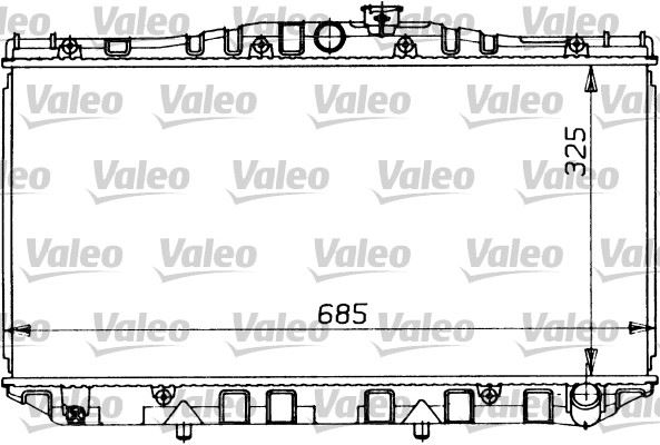 VALEO 819123 — RADYATÖR TOYOTA CAMRY 1.8 (82/86)