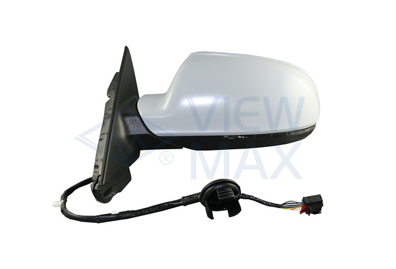 VIEWMAX VM029EHPAL — SOL AYNA KOMPLE ELEKTRİKLİ,ISITMALI,SİNYALLİ,BOYANIR TIP-GENİŞ ACILI (AUDI A3 09-13) 5 KAPI-8PIN