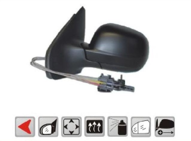 VIEWMAX VM192EHAL — SOL AYNA KOMPLE ELEKTRİKLİ BOYANIR TIP - GENİŞ ACILI (VW POLO HB 99-02)