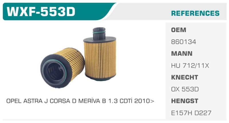 WINKEL WXF553D — YAĞ FİLTRESİ FIAT 500×14> LINEA EGEA DOBLO 10> FIORINO 09> FREEMONT 11> BRAVO 08> PUNTO GRANDE PUNTO 05>