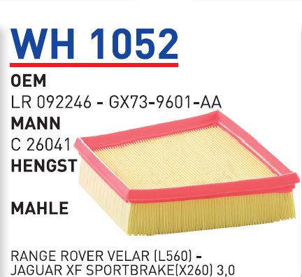 WUNDER WH1052 — RANGE ROVER VELAR (L560)