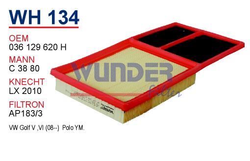 WUNDER WH134 — VOLKSWAGEN POLO Y.M ÇANTA FİLTRE