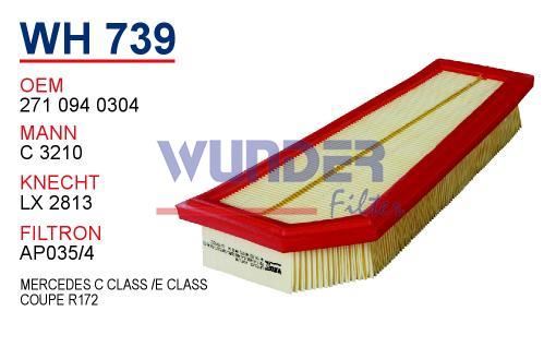 WUNDER WH739 — MERCEDES C CLASS E CLASS COUPE R172