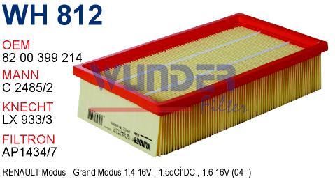 WUNDER WH812 — RENAULT CLiO III Y.M