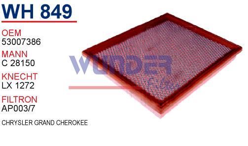 WUNDER WH849 — CHRYSLER GRAND CHEROKEE