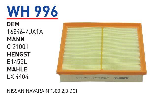 WUNDER WH996 — NİSSAN NAVARA NP300 2.3 DCİ