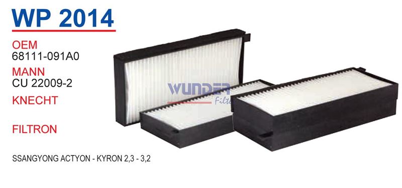 WUNDER WP2014 — SSANGYONG ACTYON - KYRON 2,3 - 3,2