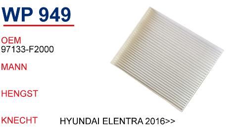 WUNDER WP949 — HYUNDAİ ELENTRA 2016>>