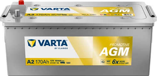 Varta Akü 12V 170Ah AGM Start-Stop 1000 A Standart