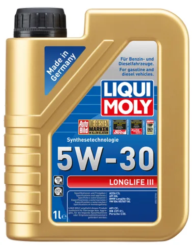 LIQUI MOLY LONGLIFE III VOLKSWAGEN MOTOR YAĞI 5W-30
