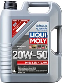 LIQUI MOLY MOS2 LEICHTLAUF 20W-50