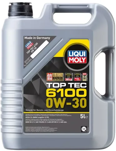 LIQUI MOLY TOP TEC 6100 0W-30 MOTOR YAĞI 5 LITRE