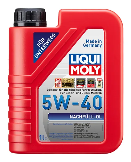 LIQUI MOLY TOP-UP OIL 5W-40 | DOLUM YAĞI