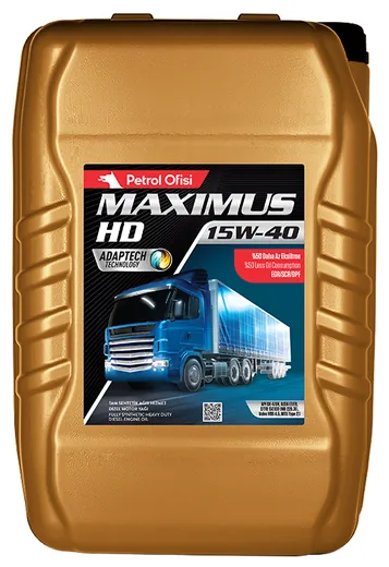PETROL OFİSİ MAXIMUS HD 15W-40 (PART. FILTRELİ)