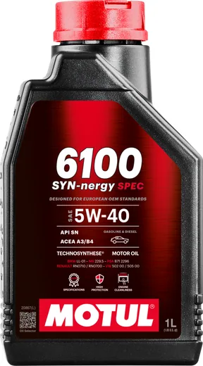 MOTUL 6100 SYN-NERGY SPEC 5W-40