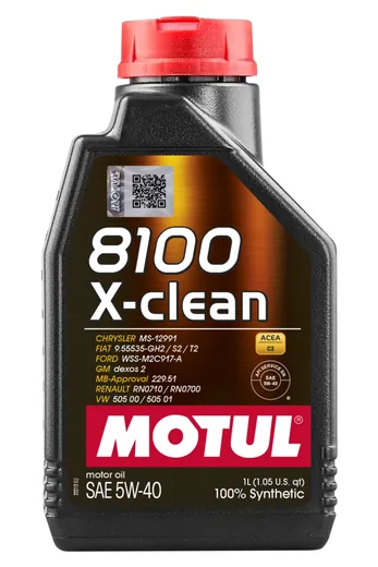 MOTUL 8100 X-CLEAN 5W-40