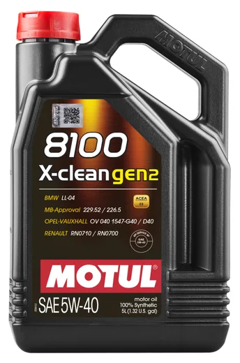 MOTUL 8100 X-CLEAN GEN2 5W-40